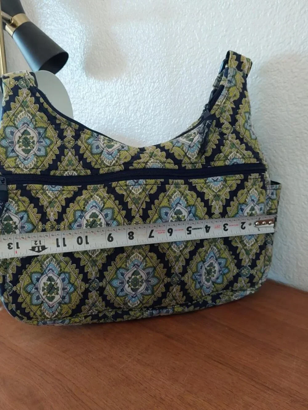 vintage Vera Bradley Cargo Sling shoulder bag in the retired Cambridge pattern,